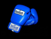SPRINTER RING-STAR Перчатки бокс. Цвет: синий и красный. Натуральная кожа.